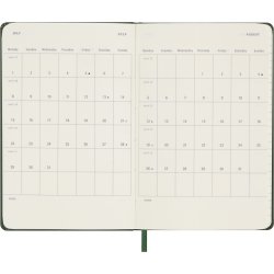 Moleskine 2024 kalender, H, Dag, Grön 