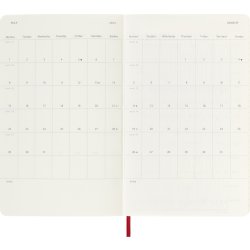 Moleskine 2024 kalender | S | L | Note | Röd