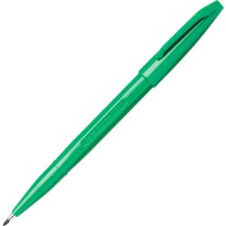 Pentel S520 Signpen fiberpenna | Grön