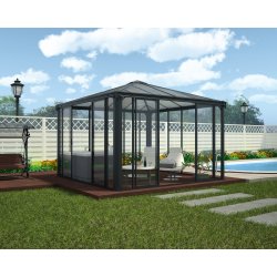 Palram Canopia Palermo 3600 förslutningssystem