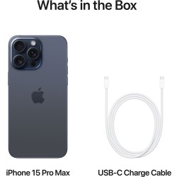 Apple iPhone 15 Pro Max | 1 TB | Blå titan