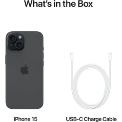 Apple iPhone 15 | 128 GB | Svart