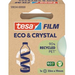tesa Eco & Crystal kontorstejp | 19 mm x 33 m