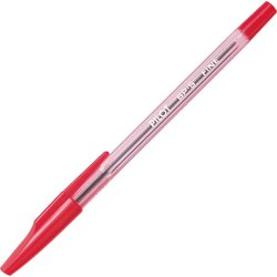 Pilot BP-S Pen med kork, fine, röd