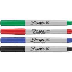 Sharpie Permanent Marker | UF | 4 färger