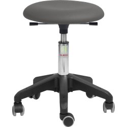 Beta stol, Mörkgrå, PUre Konstläder, 45-58 cm