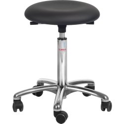 Beta stol, Svart, PUre Konstläder, 52-71 cm, Alu