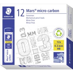 Staedtler Mars Micro 250 Stift HB 0,3 mm, 12 st