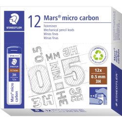 Staedtler Mars Micro 250 Stift 3H 0,5 mm, 12 st