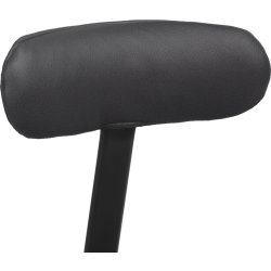 Global Oval Backrest, svart, konstläder