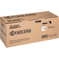 Kyocera TK-3440 lasertoner | Svart | 40 000 sidor