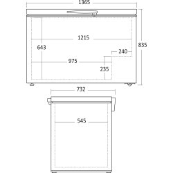 Scandomestic CF400WE frysbox