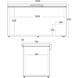Scandomestic CF500WE frysbox