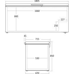 Scandomestic CF560WE frysbox