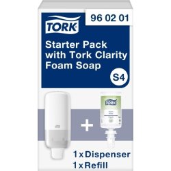 Tork S4 startpaket med skumtvålen Clarity