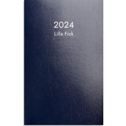 Burde 2024 Lilla Fickkalender, blå kartong
