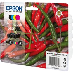 Epson 503XL bläckpatroner | 4 färger | Flerpack