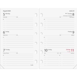 Burde 2024 Kalender Compact Forano, grön k.läder