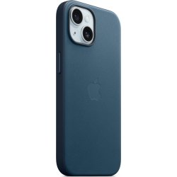 Apple iPhone 15 FineWoven fodral med MagSafe, blå
