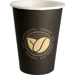 Kaffebägare 36 cl, papp, svart