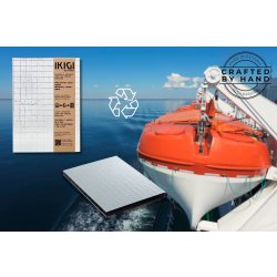 Ikigi Sea Rescue anteckningsbok | Blank | Logga