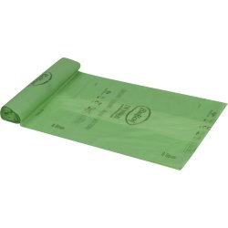 Avfallspåsar biobaserad 8 l, 39x41 cm, grön