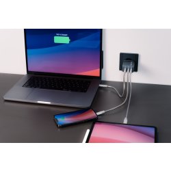 Verbatim GNC-65 GaN USB-A/USB-C-laddare | 65 W