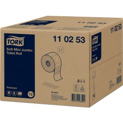 Tork T2 Premium Mini Jumbo Toalettpapper, 2-lager