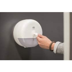 Tork T9 SmartOne Mini dispenser toalettpapper, vit