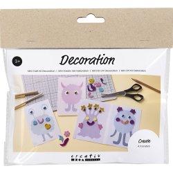 Mini DIY Kit dekoration, monstercollage