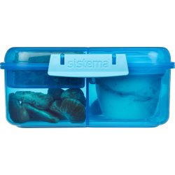 Sistema Bento Cube Lunch matlåda, 1,25L, blå