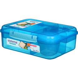 Sistema Bento Lunch matlåda, 1,65L, blå