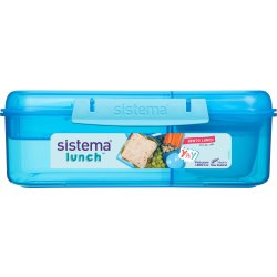 Sistema Bento Lunch matlåda, 1,65L, blå