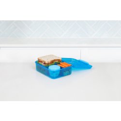 Sistema Bento Lunch matlåda, 1,65L, blå