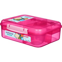 Sistema Bento Lunch matlåda, 1,65L, rosa
