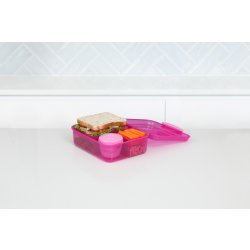 Sistema Bento Lunch matlåda, 1,65L, rosa