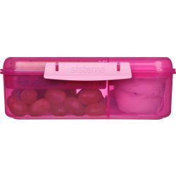 Sistema Bento Lunch matlåda, 1,65L, rosa