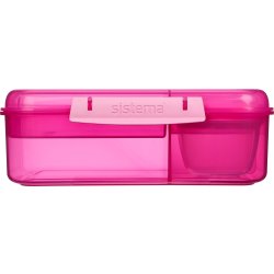 Sistema Bento Lunch matlåda, 1,65L, rosa