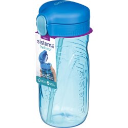 Sistema Tritan QuickFlip vattenflaska, 520ml, blå