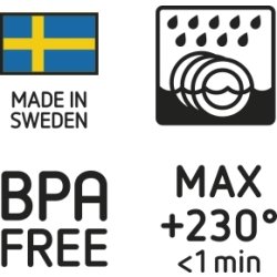 GastroMax Sked, svart, plast, 29 cm