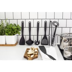 GastroMax Sked, svart, plast, 29 cm