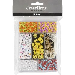 DIY Kit smycken, regnbågsblandning, regnbågsfärger