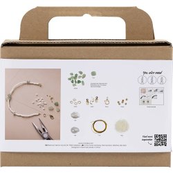 Mini DIY Kit, halsband + armband m. aventurin