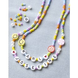 Mini DIY Kit smycken, halsband med bokstäver