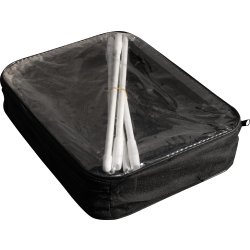 Hängparasoll 3x3m inkl. fot med hjul+skydd, beige