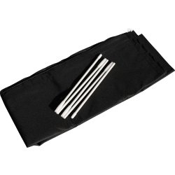 Hängparasol Ø3,5m inkl. fot m/hjul+överdrag, beige