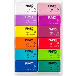 Fimo Soft Lera Colour Pack, 12 x 25 g, brilliant