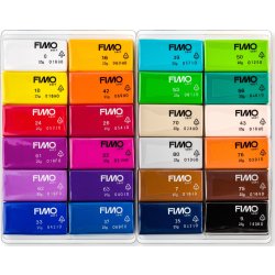 Fimo Soft Lera Colour Pack, 24 x 25 g, basic