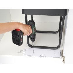 Brabantia Sort&Go, Built-in, 2x15 L, grå/grön