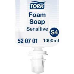 Tork S4 Sensitive skumtvål, oparfymerad, 1 l